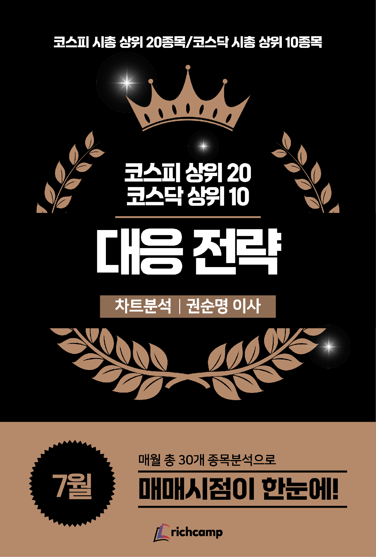 코스피 상위20, 코스닥 상위10 대응전략 7월