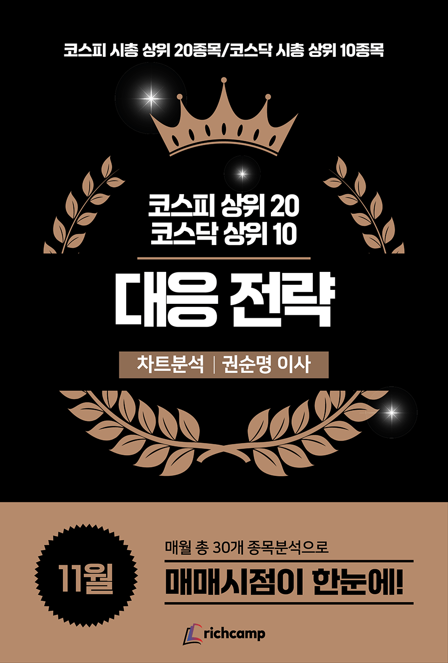 코스피 상위20, 코스닥 상위10 대응전략 11월