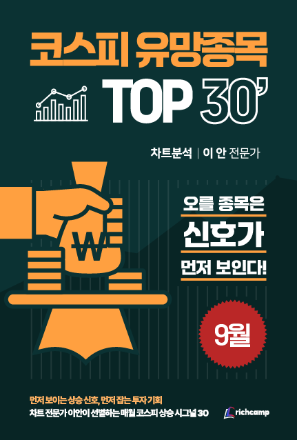 코스피 유망종목 TOP 30' 9월